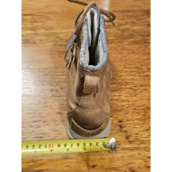 SOREL Boots Womans Explorer Joan Waterproof Lightweight Size 8.5 Brown/Grey - Picture 10 of 11